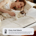 Self-Warming Pet Mat Cozy Warm Soft Thick Corduroy Fleece