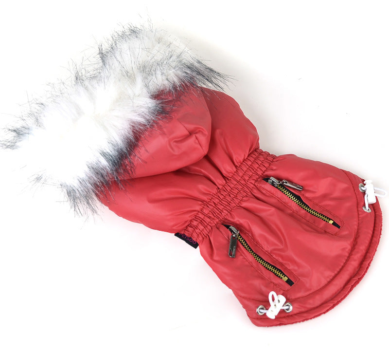 Zippered Pet Padded Clothes