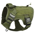 Adjustable Tactical Dog Harness with Vest Leash