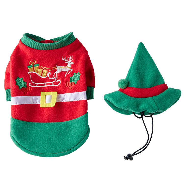 Halloween Christmas Dog Costume