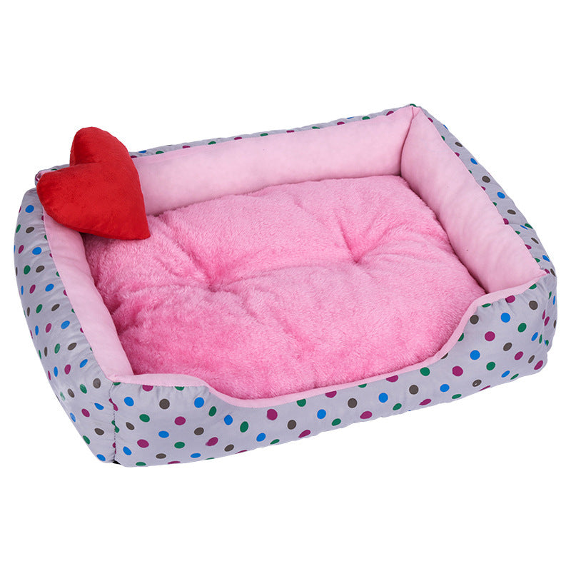 Warm Plush Pet Bed