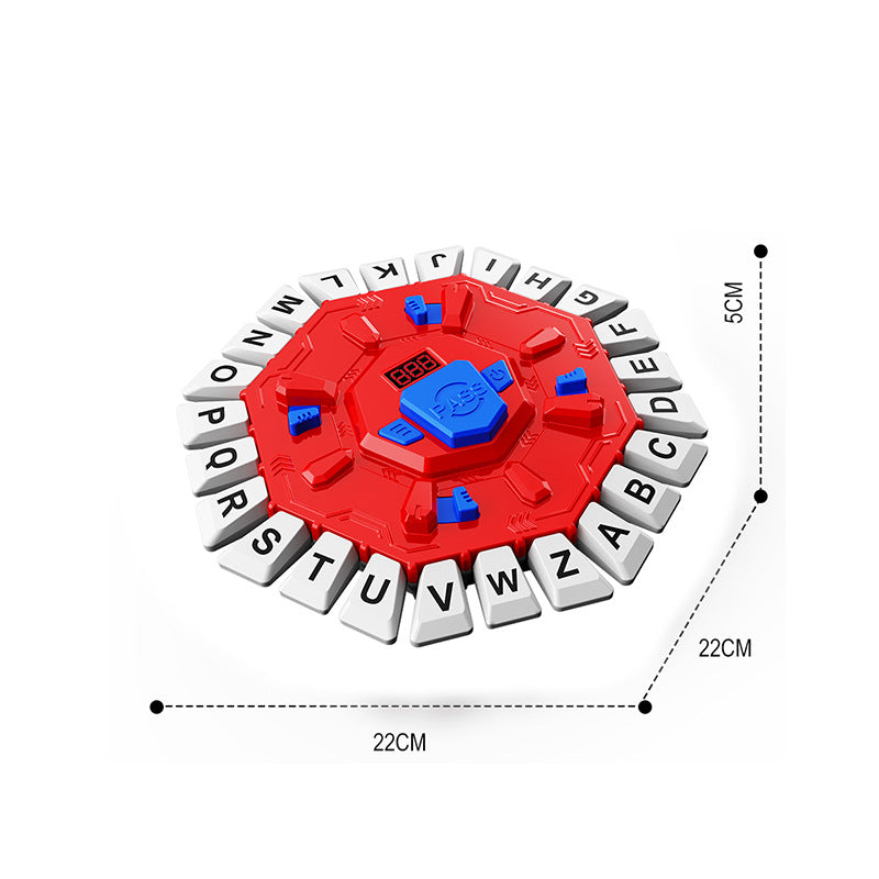 Multifunctional Crazy Letter Game Turntable Desktop Game