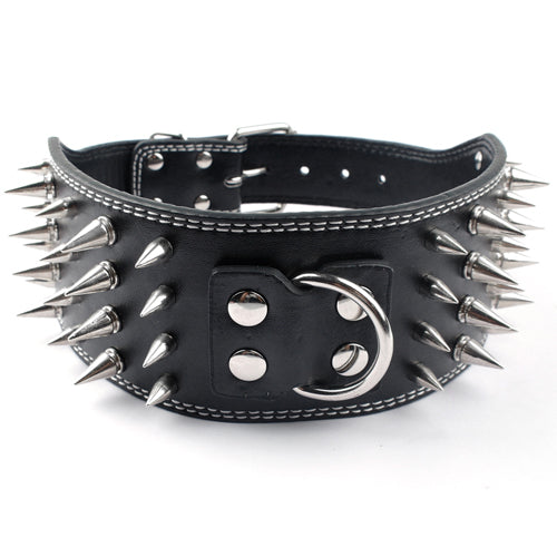 Pu Leather Big Dog Collar