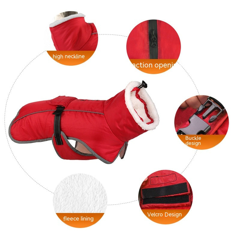 Winter Warm Clothes For Large Dogs