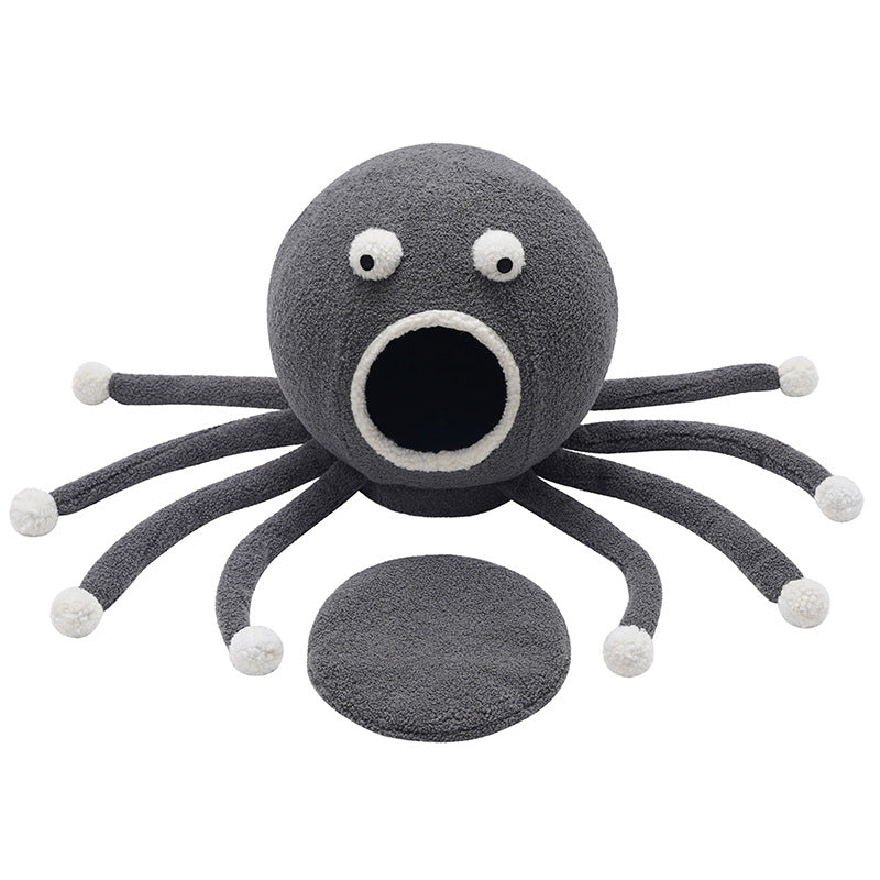 Cartoon Octopus Plush Pet Nest