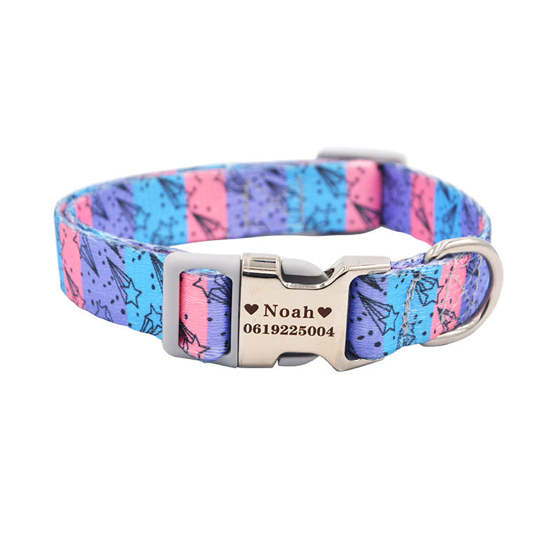 Custom Lettering Dog Collar
