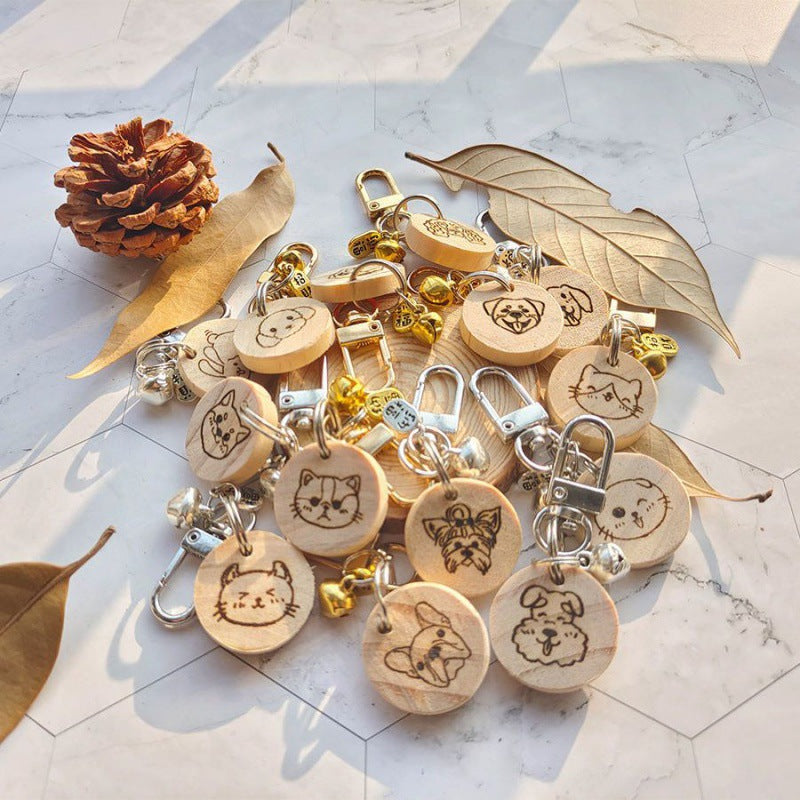 Double-Sided Dog ID Card Decoration