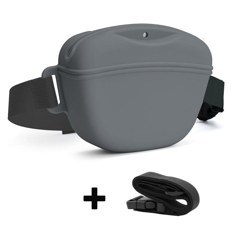 Silicone Outdoor Portable Dog Training Waist Bag