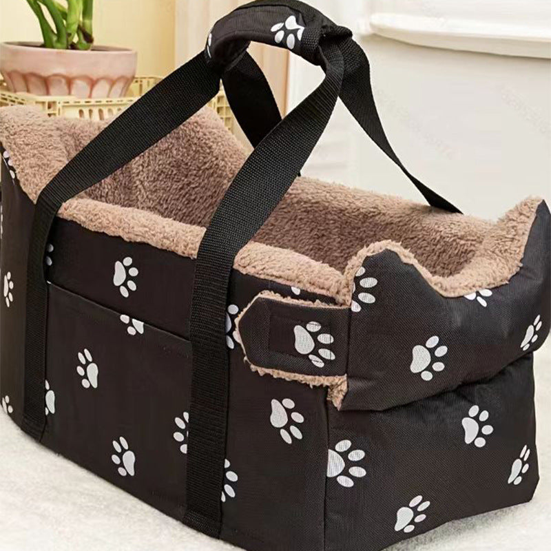 Warm Winter Pet Carrier With Long Plush Liningdurable And Pressure-Resistant For Outdoor Use