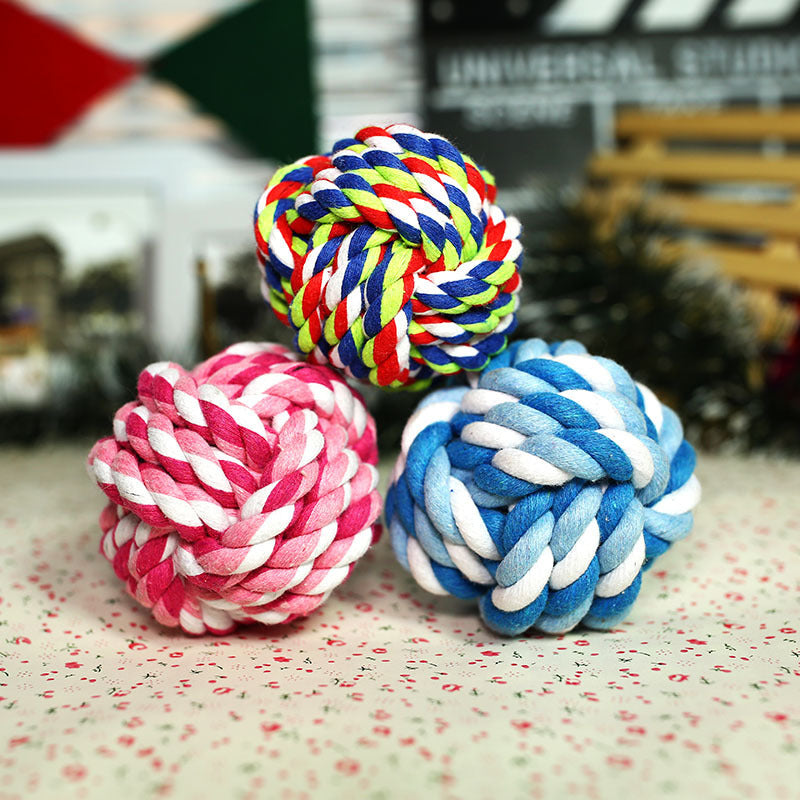 Cotton Rope Ball Dog Toy