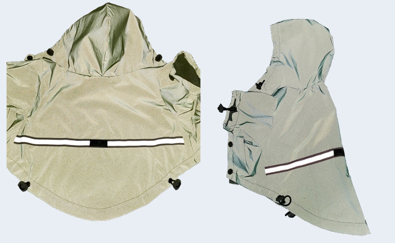 Pet Reflective Waterproof Raincoat
