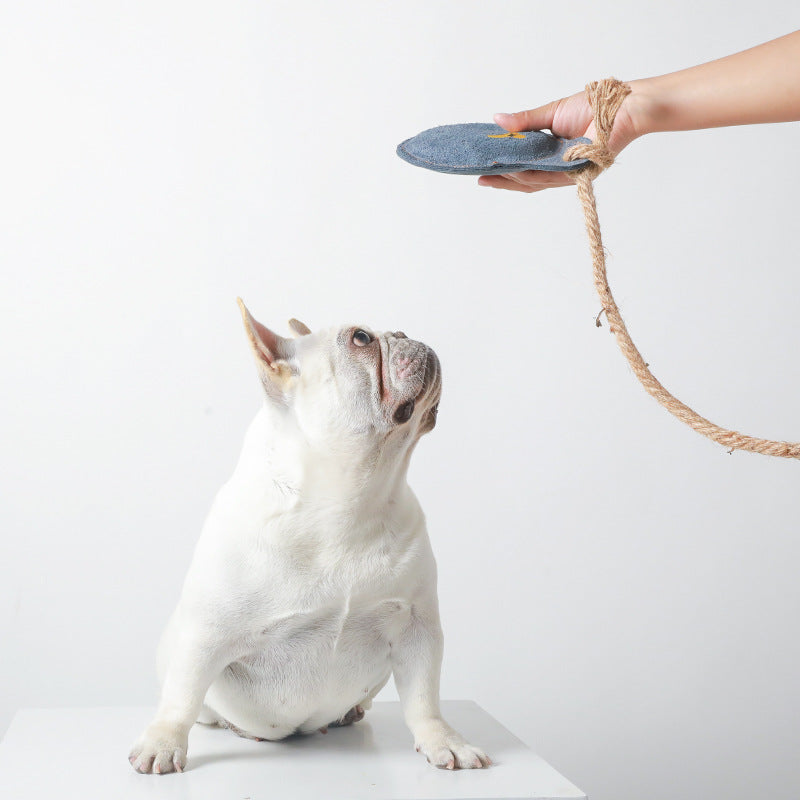 Cowhide Dog Training Toy