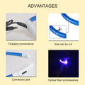 Usb Rechargeable Pet Luminous Collar Three Flashing Modes