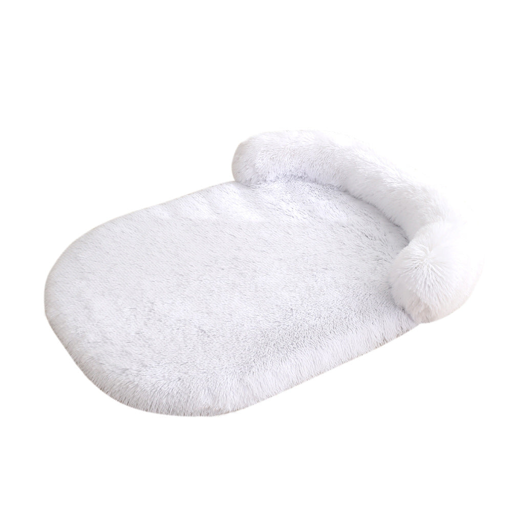 Plush Doghouse Cathouse Pet Bed Warm Cushion
