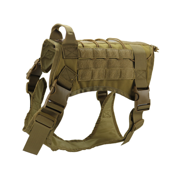 Large Tactical Dog Vest With Chest Strap