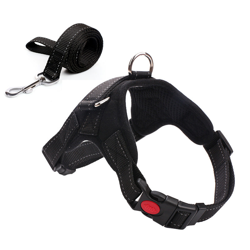 Camouflage Dog Harness And Leash