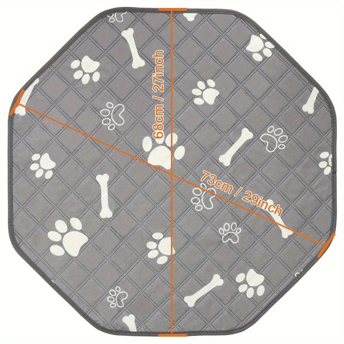 Washable Octagonal Dog Potty Pad