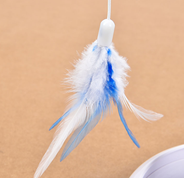 Yili Electric Pettoys 360 Degree Rotation Interactive Toycat Turntable Can Reprovision Feathers