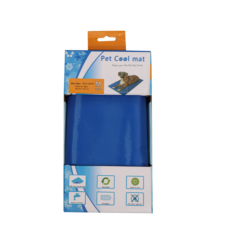 Water-Wave Gel-Sponge Cooling Dog Mat