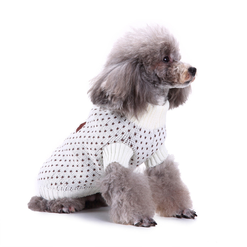 Christmas Snowflake Dog Sweater