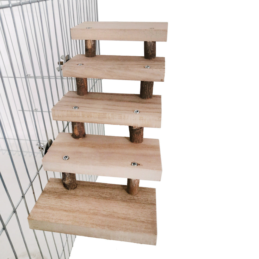 Log Stairs Dog Toy