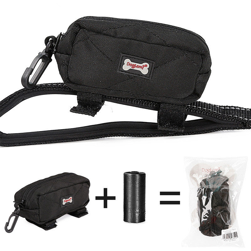 Walking The Dog To Pick Up A Poop Bag