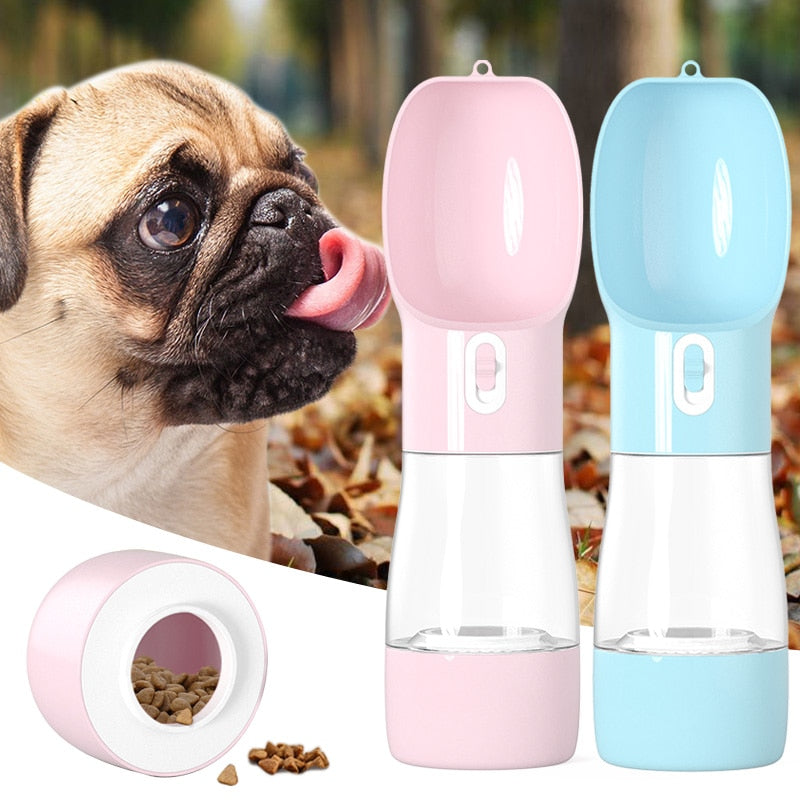 Portable Dog Water and Food Dispenser