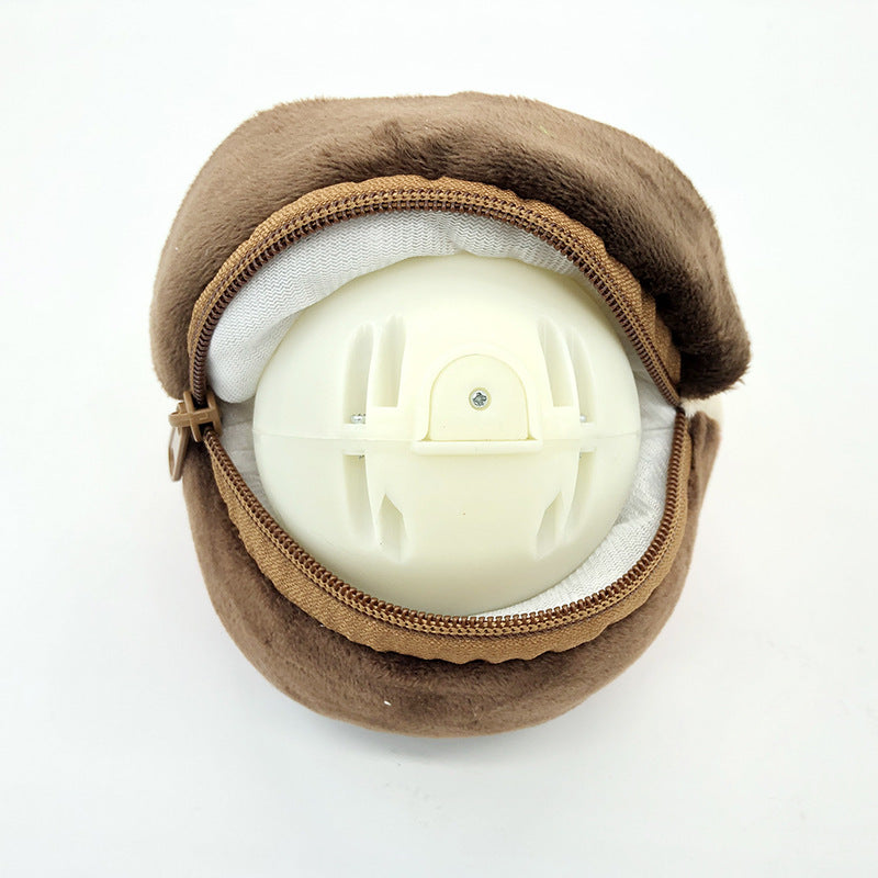 A Plush Dog Powered Acoustic Bounce Ball