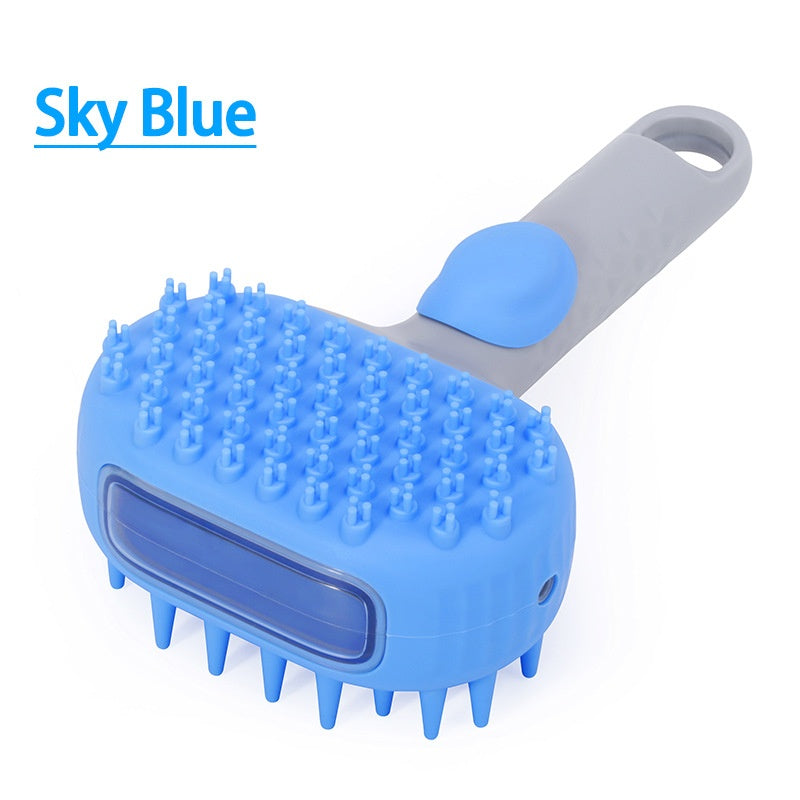 Silicone Dog Bath Brush For Hair Cleaning
