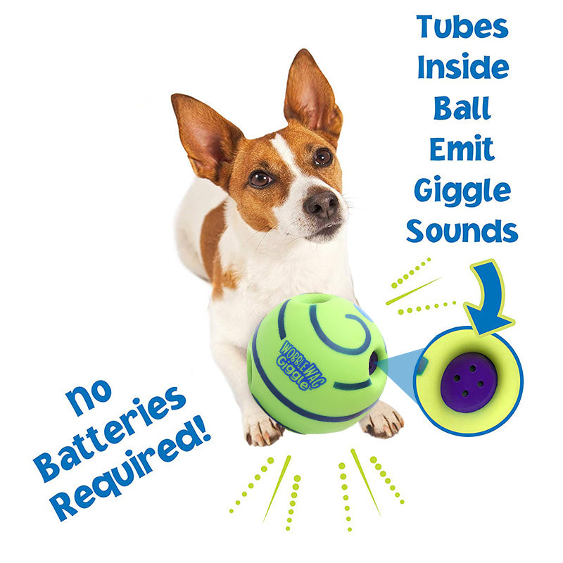 Vinyl Dog Molar Ball Toy