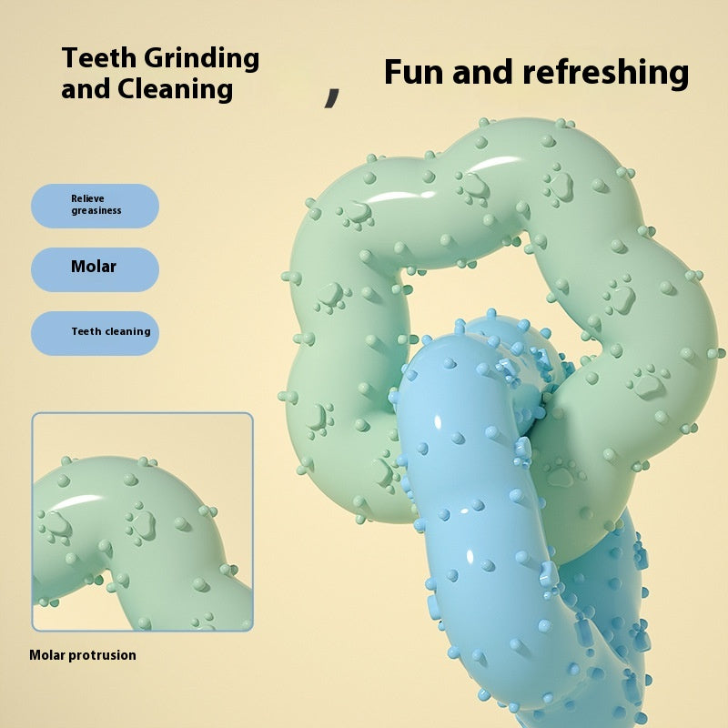 Gnawing Molar Flower Shape Dog Toy