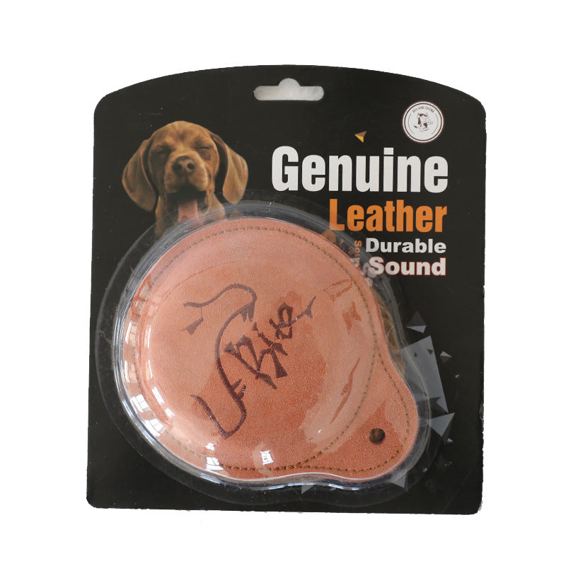 Cowhide Dog Training Toy