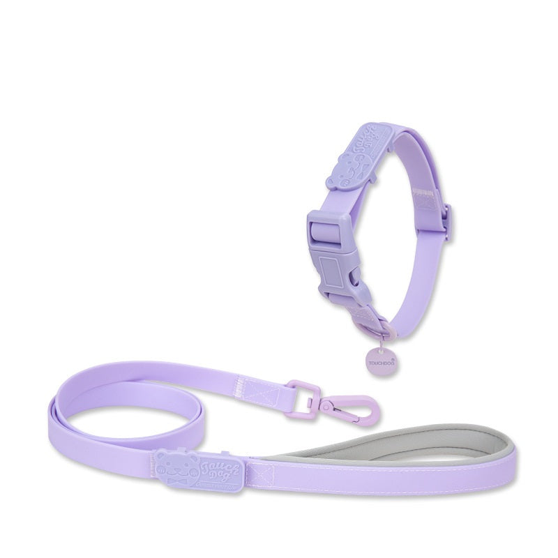Jelly Color Pvc Chest Back Collar Waterproof Pet Products