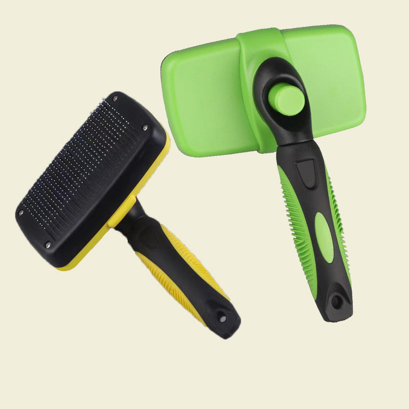 Automatic Retractable Pet Comb