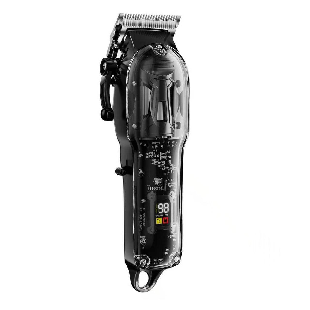 High-Power Pet Clipper, Transparent Shell, Digital Display