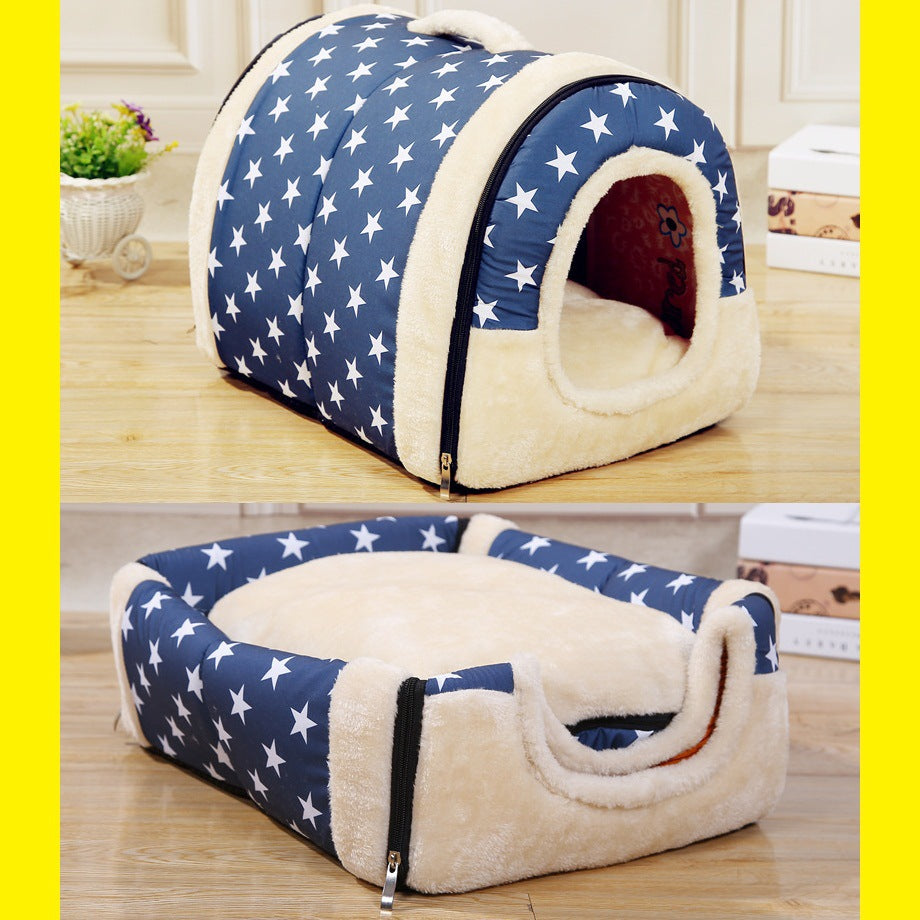 Dual-Purpose Nest Removable And Washable Portable Pet Nest
