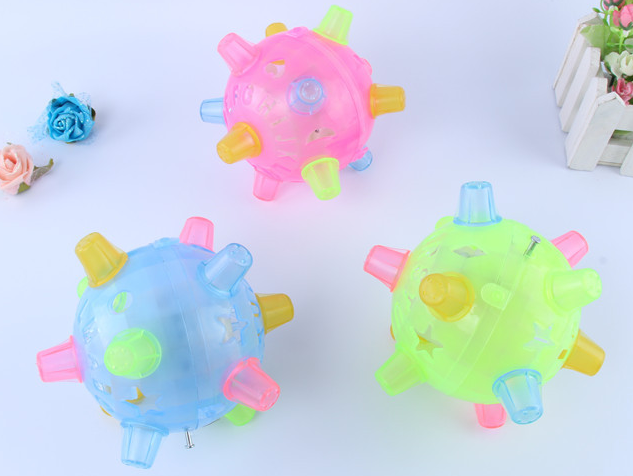 Glowing Dancing Ball Dog Toy