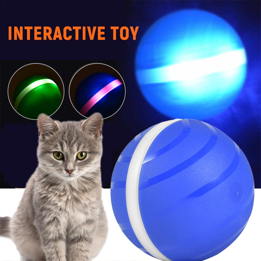 LED Rolling Flash Pet Toy Ball