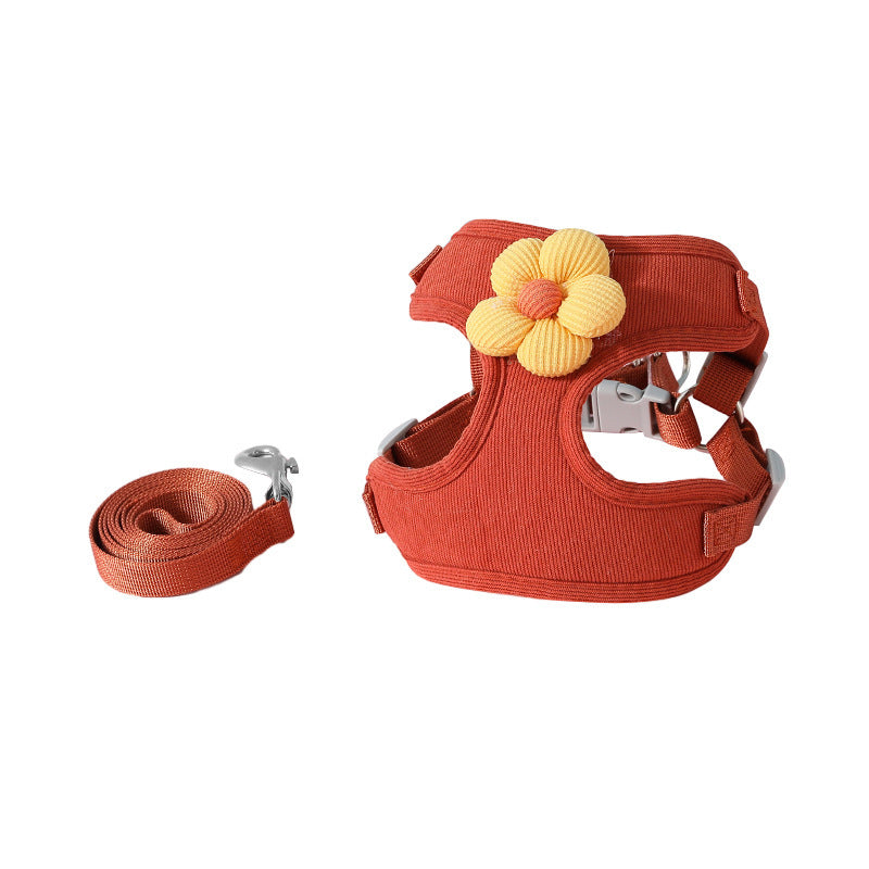 Dog Rope Leash Vest-Style Chest Strap Dog Leash