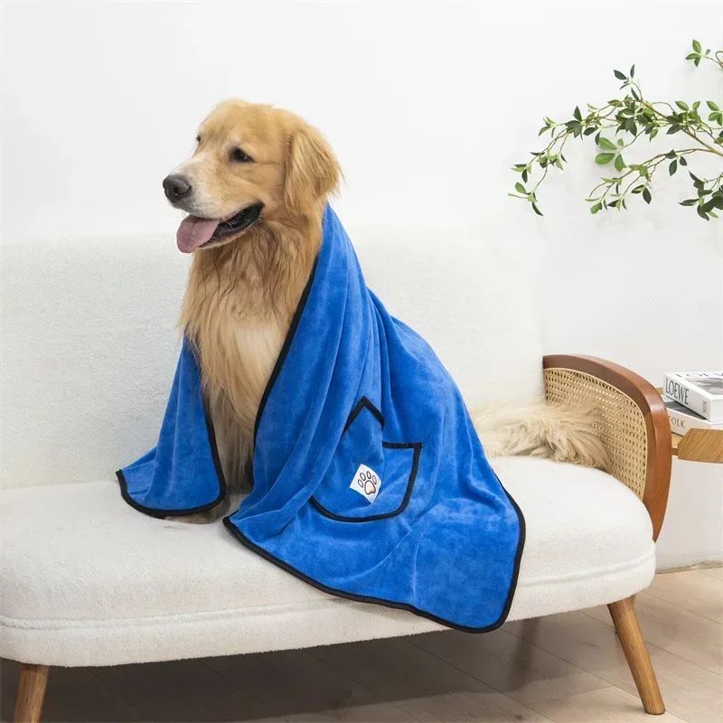 Water Absorbent Quick Drying Dog Bathrobe