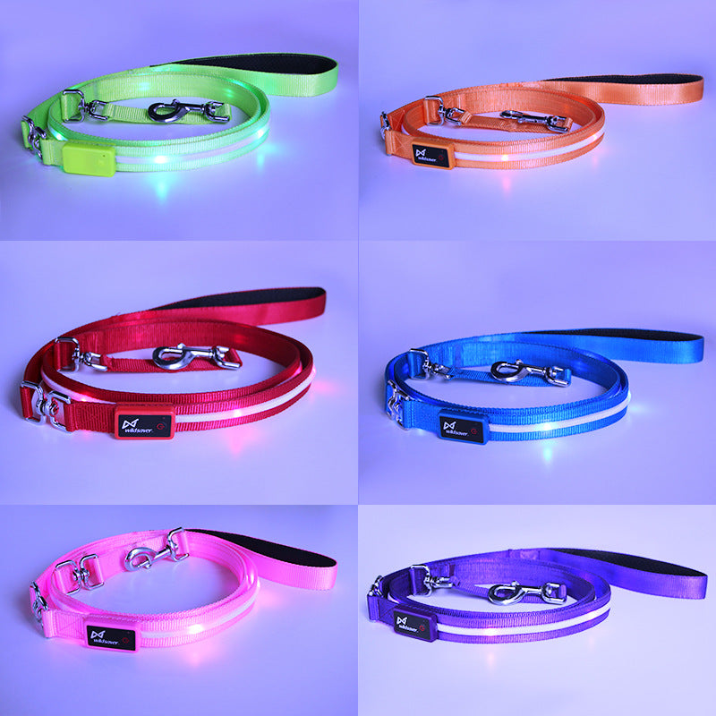 USB Charging Luminous Pet Leash