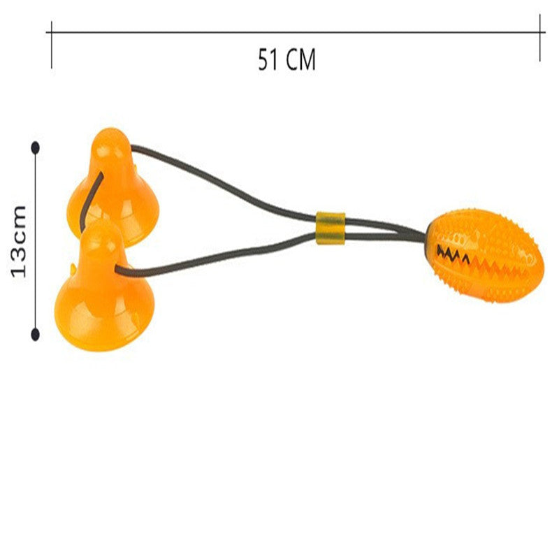Dog Rubber Suction Cup Toy Set