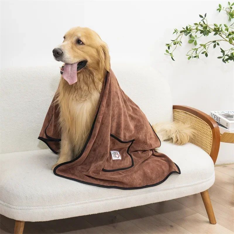 Water Absorbent Quick Drying Dog Bathrobe
