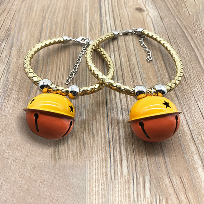 Hand Woven Pet Bell Collar