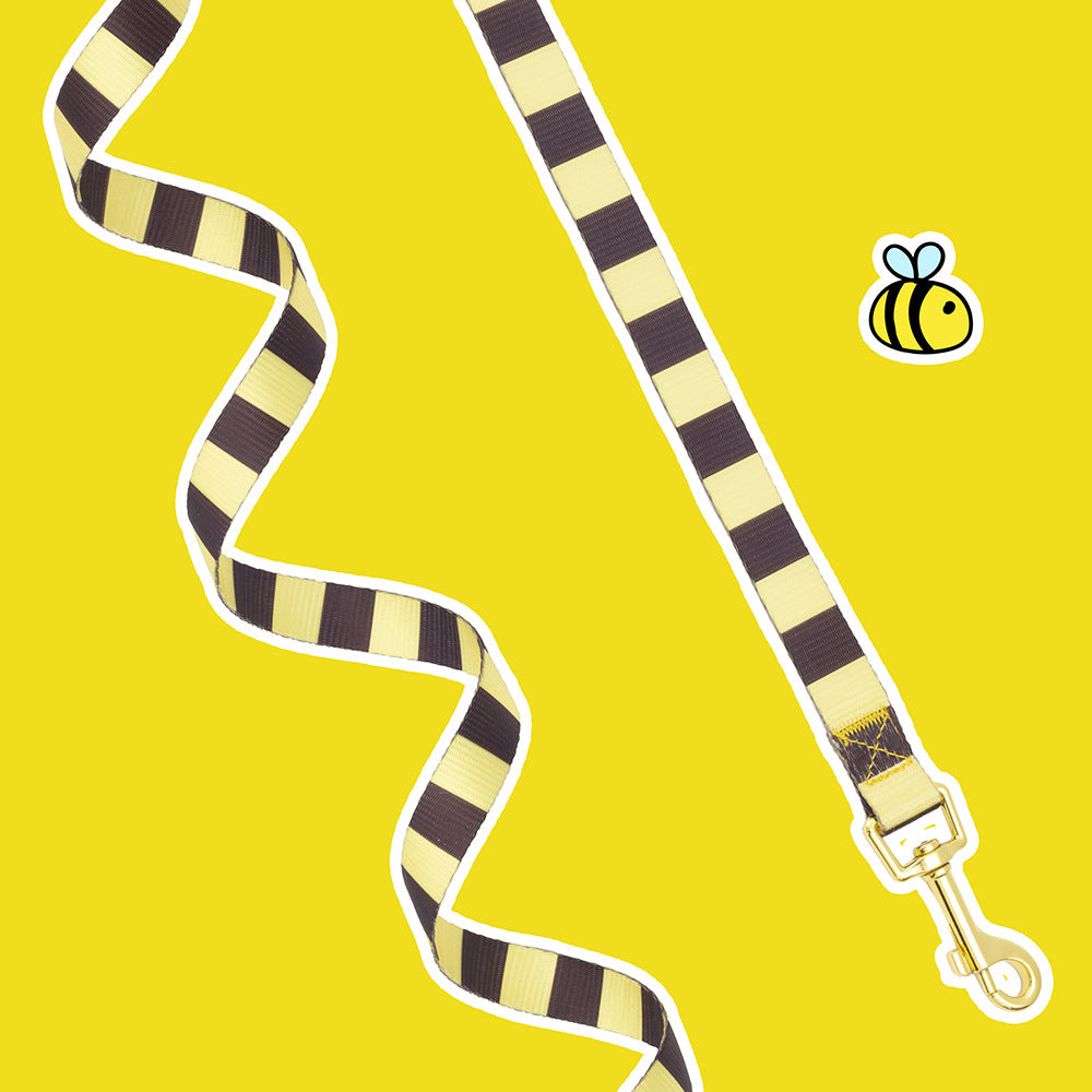 Small Bee Dog Leash and Harness Set