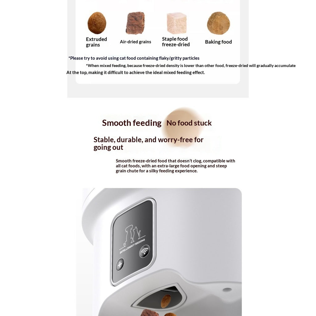 WiFi Smart Pet Feeder With App Scheduling