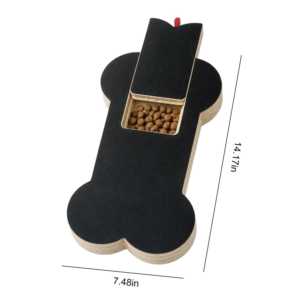 Dog Scratch Board With Treat Box, Dual - Sided Dog Nail File Board Wear - Resistant Pet Nail Scratcher, Stress - Free Indoor Dog Nail Groomi