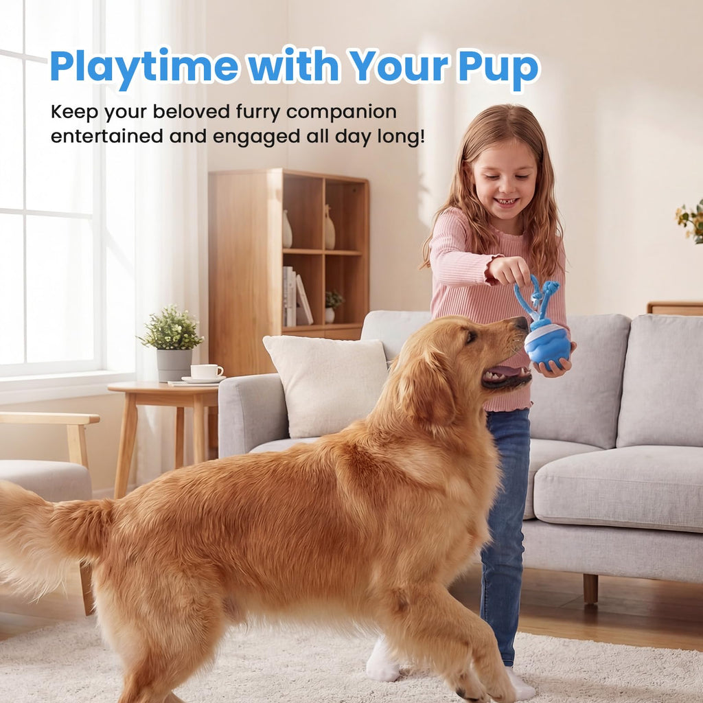 Motion-Activated Interactive Dog Ball With Three Modes