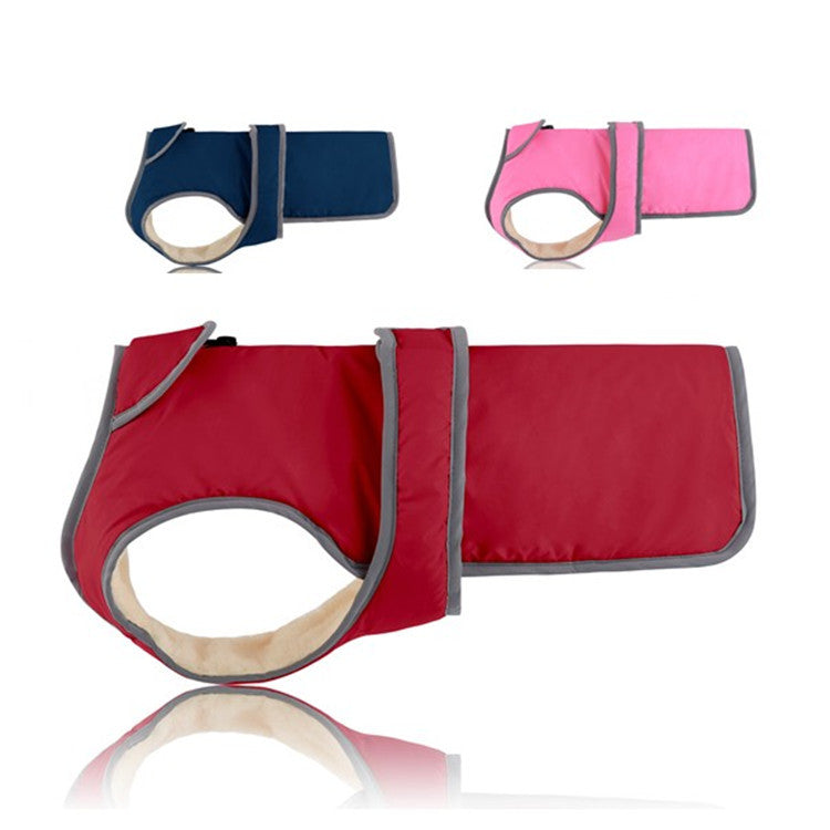 Lapel Pet Dog Autumn Cotton-Padded Coat
