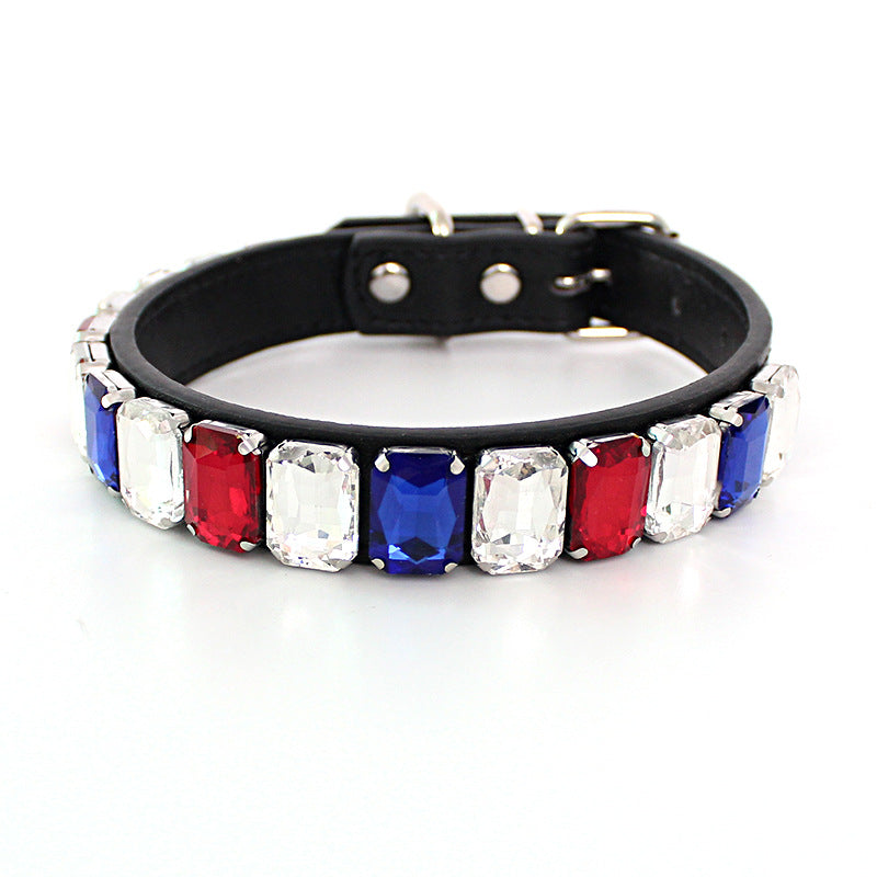 Pet Supplies Solid Color Collar Dog Chain